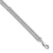 14K White Gold Lab Grown Diamond VS/SI GH w/1 inch ext. Fancy Brace