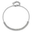 14K White Gold Lab Grown Diamond VS/SI GH, w/1 inch ext. Bracelet