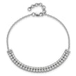 14K White Gold Lab Grown Diamond VS/SI GH, w/1 inch ext. Bracelet