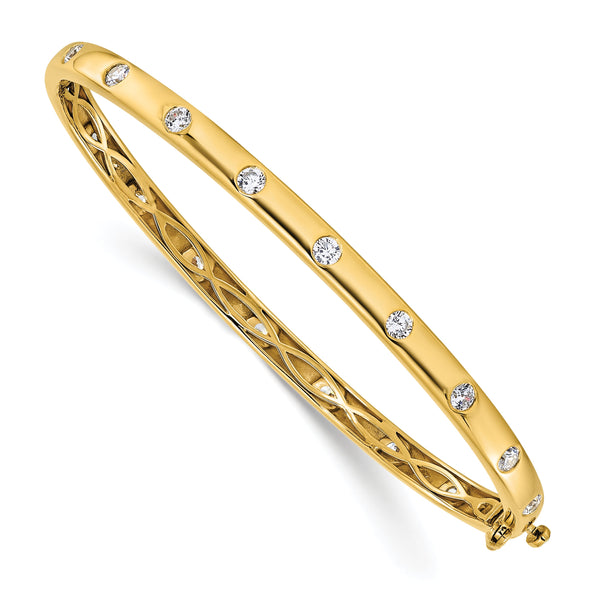 14K Lab Grown Diamond VS/SI GH, Bangle Bracelet