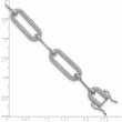 14k White Gold 3 1/4 carat Lab Grown Diamond VS/SI+ G+ Fashion Link Bracelet - Birthstone Company