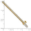 14k 2 carat Lab Grown Diamond VS/SI+ G+ Complete Tennis Bracelet - Birthstone Company
