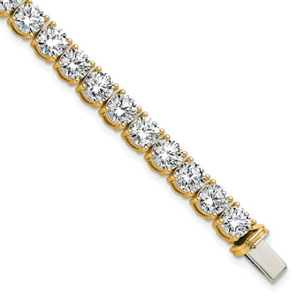 14k 22 1/2 carat Lab Grown Diamond VS/SI+ G+ Complete Tennis Bracelet