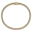 10 Karat 2 carat Lab Grown Diamond VS+ F+ Complete 4mm Pav‚ Cuban Link 8 Bracelet - Birthstone Company