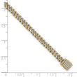 10 Karat 2 carat Lab Grown Diamond VS+ F+ Complete 4mm Pav‚ Cuban Link 8 Bracelet - Birthstone Company