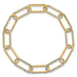 True Origin 14k 3 1/2 carat Lab Grown Diamond VS+ F+ 7 inch Link Bracelet with a 1 inch extension - Birthstone Company