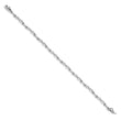 10k White Gold Diamond Bracelet