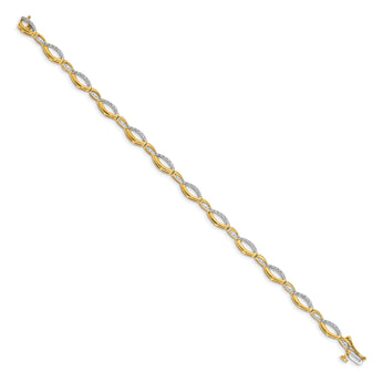 10k Diamond Bracelet