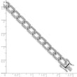 14k White Gold 1 1/2 carat Lab Grown Diamond VS/SI+ G+ 7.5 inch Bracelet - Birthstone Company