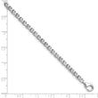 14K White Lab Grown Diamond Tennis Bracelet