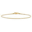 14K 7 inch .95mm Box with Lobster Clasp Bracelet