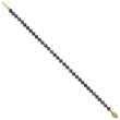 14k 4-5mm Black Near Round Freshwater Cultured Pearl Bracelet - Birthstone Company