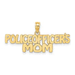 14k POLICE OFFICER'S MOM Charm