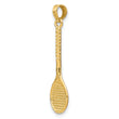 14k 3-D Tennis Racquet Charm