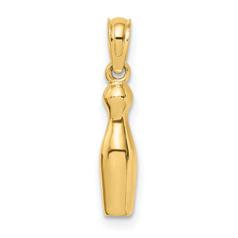 14k 3-D Bowling Charm