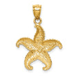 14K Starfish Pendant