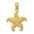 14K Starfish Pendant