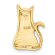 14K Cat Chain Slide