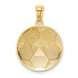 14K Soccer Ball Pendant