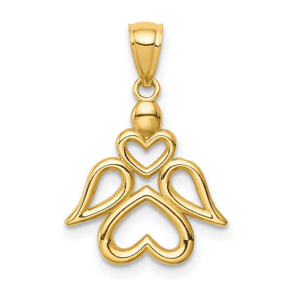 14K Angel Pendant