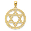 14K Star of David Pendant