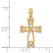 14K Celtic Knot Cross