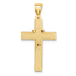 14K w/Rhodium Cross w/Rosary Pendant