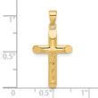 14K Polished Crucifix Pendant