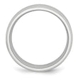 Cobalt Beveled Edge Satin and Polished 7mm Band - Birthstone Company