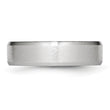 Cobalt Beveled Edge Satin 6mm Band - Birthstone Company