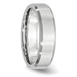 Cobalt Beveled Edge Satin 6mm Band - Birthstone Company