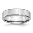 Cobalt Beveled Edge Satin 6mm Band - Birthstone Company