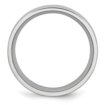 Cobalt Flat Satin 7mm Band - Birthstone Company
