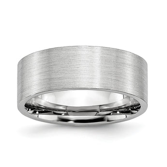 Cobalt Flat Satin 8mm Band - Birthstone Company