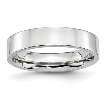 Cobalt Flat Polished 5mm Band - Birthstone Company
