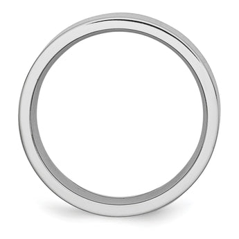 Cobalt Flat Polished 7mm Band - Birthstone Company