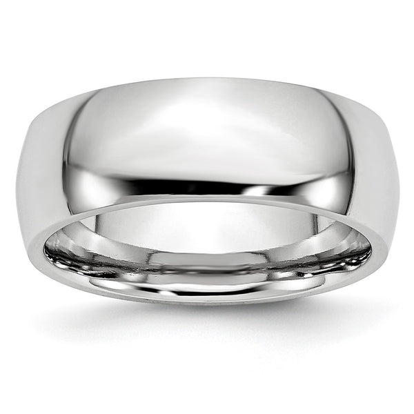 Cobalt Polished 8mm Band - Birthstone Company