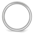 Cobalt Satin and Polished Grooved 6mm Band - Birthstone Company