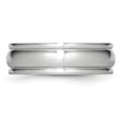 Cobalt Satin 7mm Rounded Edge Band - Birthstone Company