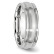 Cobalt Satin 7mm Rounded Edge Band - Birthstone Company