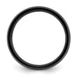 Cobalt Polished Black IP-plated 8mm Band - Birthstone Company