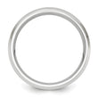 Cobalt Brushed and Polished with Yellow IP-plated Center Beveled Edge 8mm Band - Birthstone Company