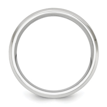 Cobalt Brushed and Polished with Yellow IP-plated Center Beveled Edge 8mm Band - Birthstone Company