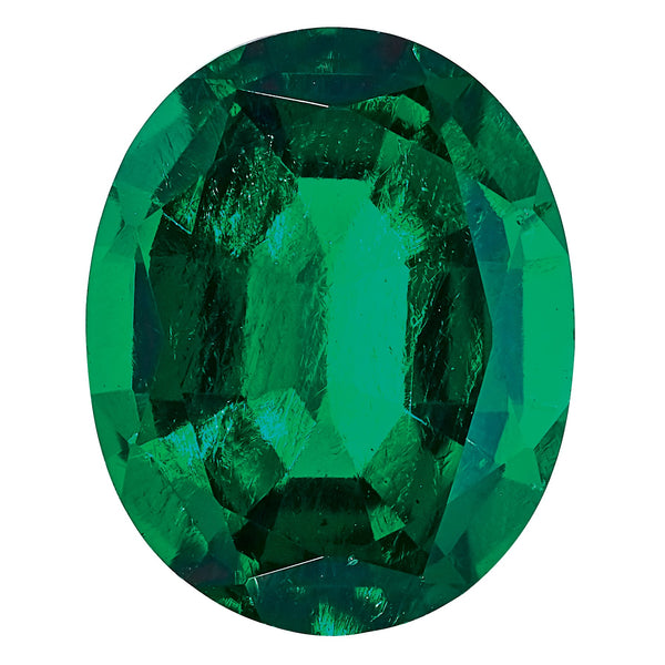 9x7mm Oval Lab Created Emerald