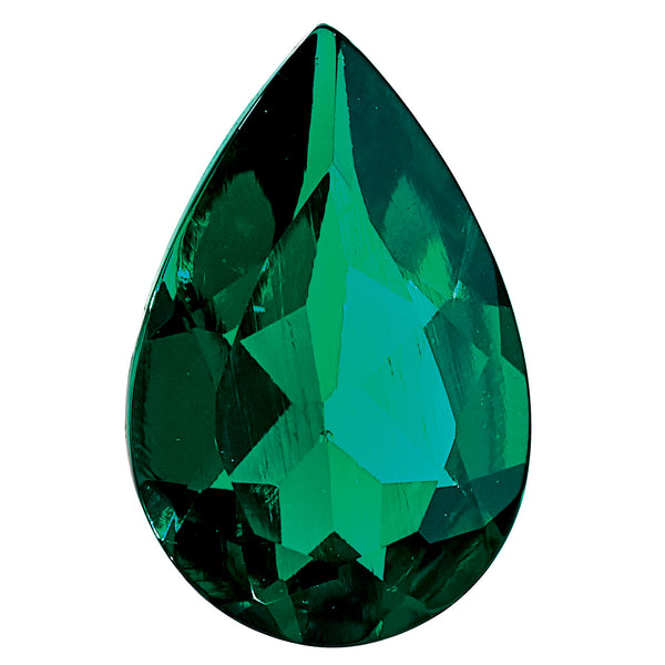 8x5mm Pear Lab Created Emerald