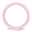 Ceramic Pink 4mm Faceted Polished Band