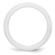 Ceramic White 4mm Polished Band