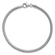 "925 Sterling Silver Beaded Bracelet 8-Inch Elegant White Finish Jewelry" - Birthstone Company