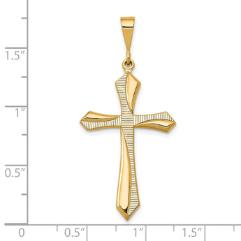14k Passion Cross Pendant