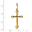 14k Passion Cross Pendant